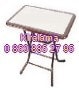 Ahşap açılır katlanır masa kiralama (70*120)