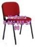Kırmızı seminer form sandalye kiralama