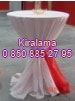 Örtülü kokteyl masası Kiralama
